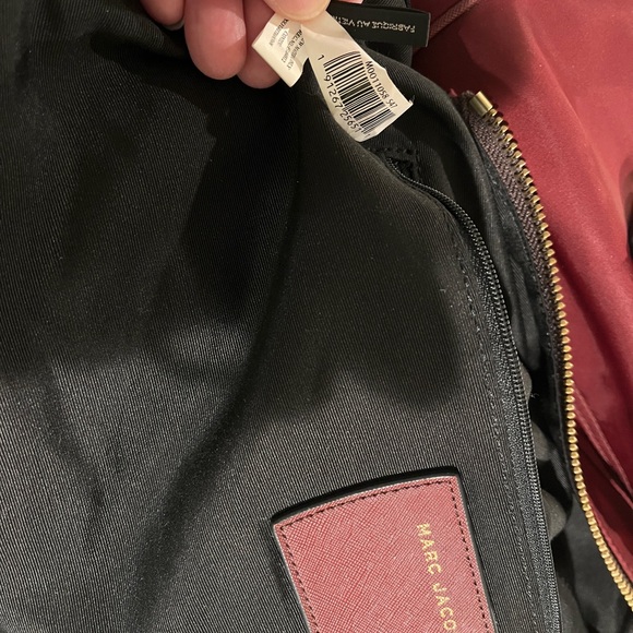Marc Jacobs Burgundy Tote Bag - Picture 3 of 15